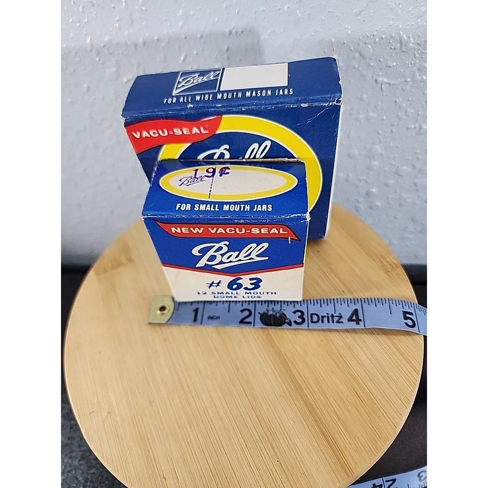 Vintage‎ Ball Canning Lids – Mason Wide Mouth Dome Lids – Box Only Decoration